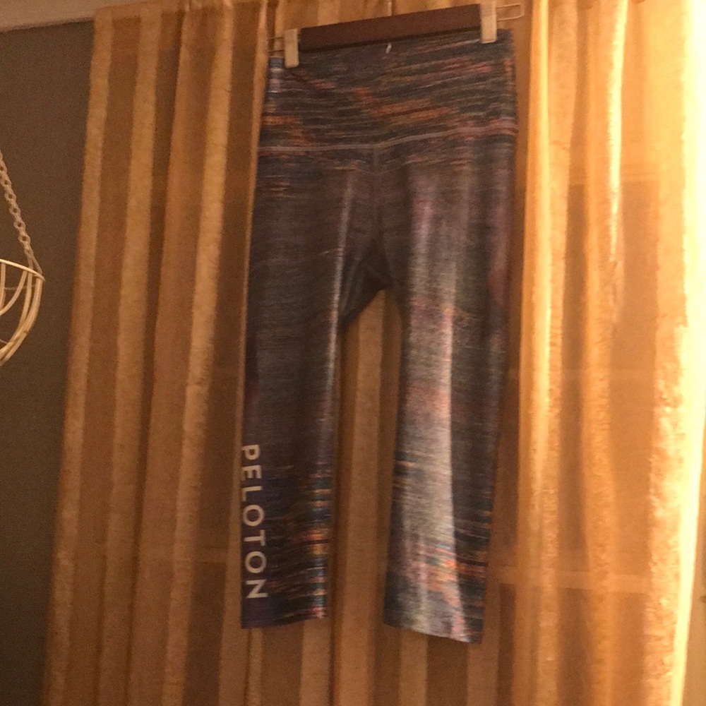 Multi colored peloton leggings